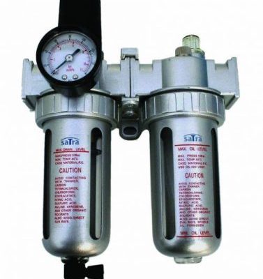 AIR CONTROL FILTER REGULATOR UNIT 1/2" BSP THREAD & LUBRICATOR WATER TRAP