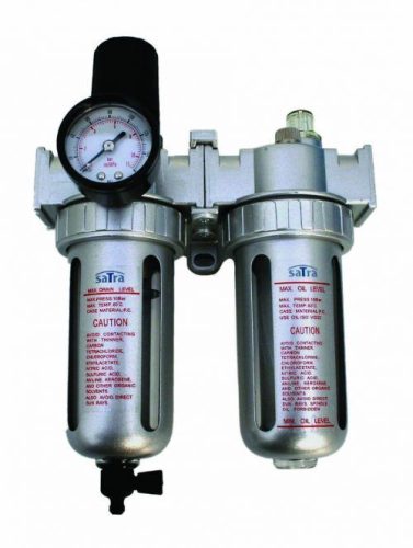 AIR CONTROL FILTER REGULATOR UNIT 1/2" BSP THREAD & LUBRICATOR WATER TRAP