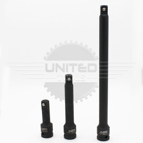 1/2" IMPACT Extension Bars 3pc Long Reach Extension bar Set 1/2Inch Drive - Image 2