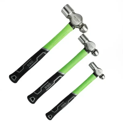 3PC BALL PEIN HAMMER WITH FIBREGLASS HANDLE
