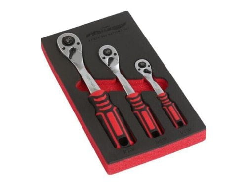 Neilsen Professional 3/8" Drive Flex Head Ratchet – CT0811 – Chrome Finish