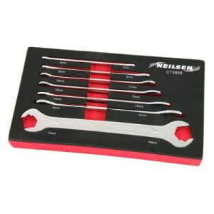 Neilsen Ultra Thin Ratcheting Fast Action Spanner Set 7pc