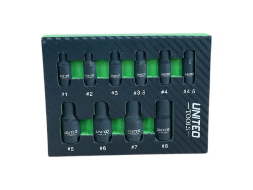 10pc Tap Socket Set Magnetic 1/4" & 3/8" Drive - Image 2