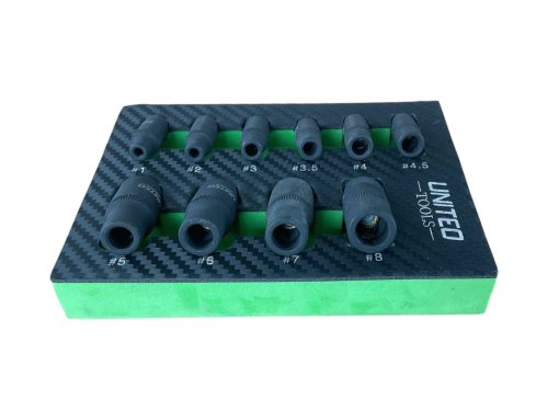 10pc Tap Socket Set Magnetic 1/4" & 3/8" Drive - Image 3