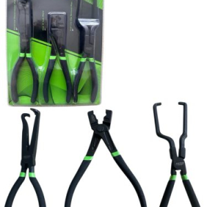 3pc CLIC-R & CLIC Collar Hose Clip Pliers – Angle Type Fuel Hose release Electrical