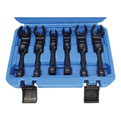 6PCS 3/8" DR. CROWFOOT WRENCH SET WITH JOINT - Image 2