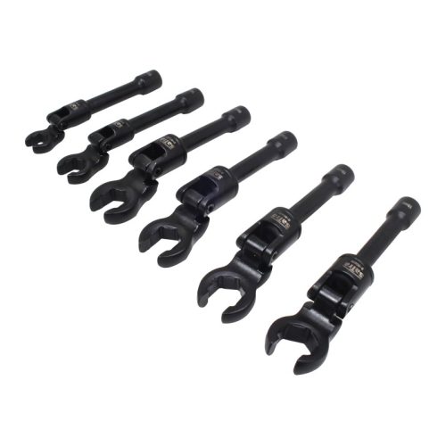 6PCS 3/8" DR. CROWFOOT WRENCH SET WITH JOINT - Image 5