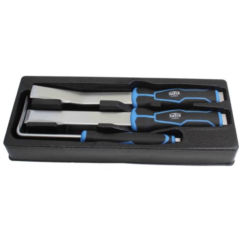 3PCS CUTTING CHISEL SET ( STRAIGHT, 30° OFFSET AND 90° ANGLE)