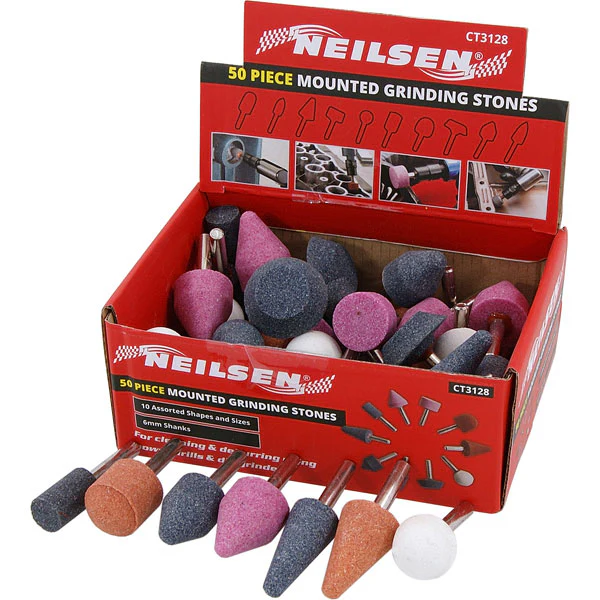 50PC MOUNTED GRINDING STONES