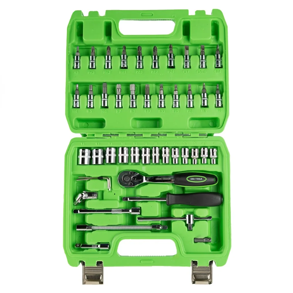 Industrial 46 Piece 1/4″ DR Metric Socket & Bit Set - Image 3