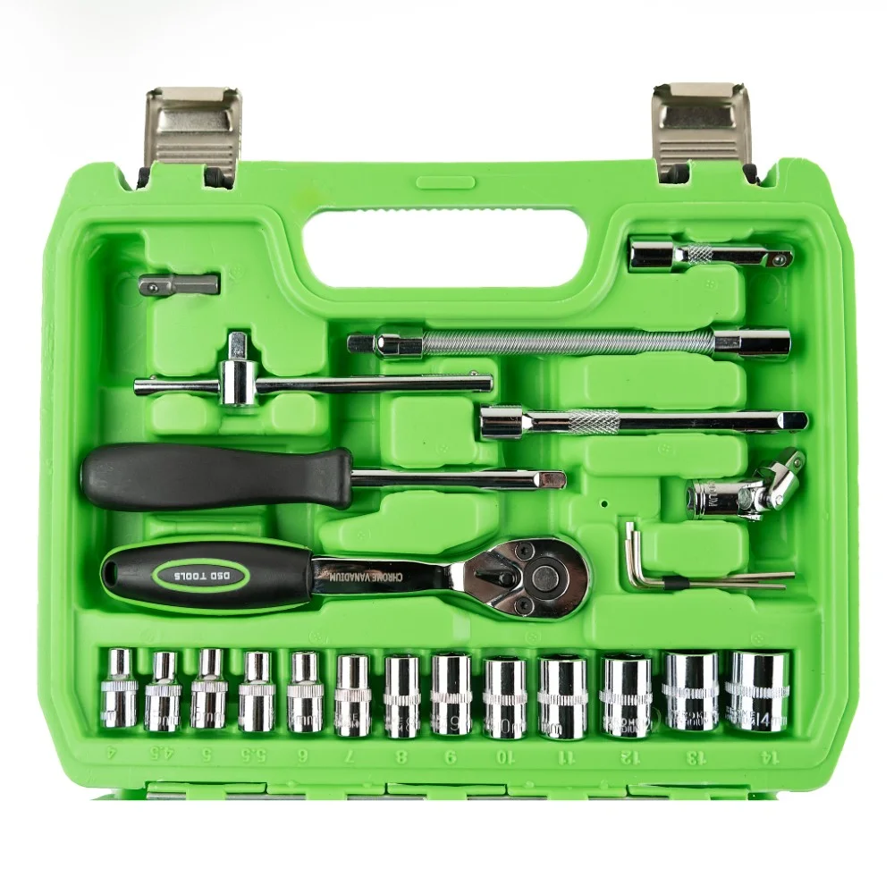 Industrial 46 Piece 1/4″ DR Metric Socket & Bit Set - Image 4