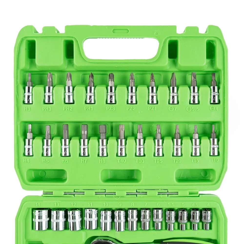 Industrial 46 Piece 1/4″ DR Metric Socket & Bit Set - Image 5