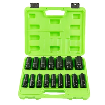 16pc 1/2″ DR 6 Point European Impact Sockets 10mm-32mm