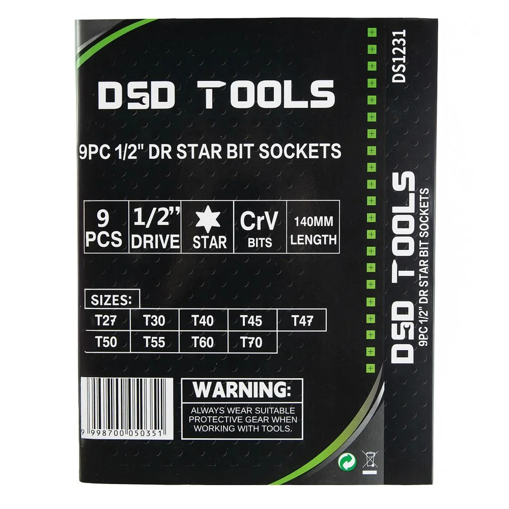 9pc 1/2″ DR Torx Bit Sockets - Image 3