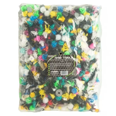 1000PC UNIVERSAL TRIM CLIPS & FASTENERS