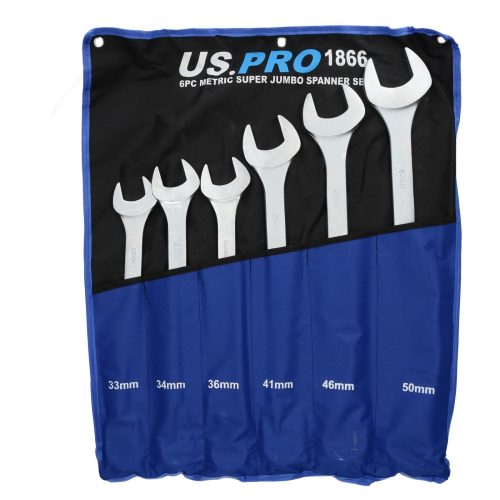 6 piece Super Jumbo Combination Spanner Set Wrench 33mm -50mm - Image 2