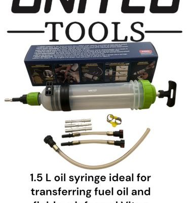 Fuel & Oil Retriever Syringe Extractor 1.5ltr Diesel Petrol Remover