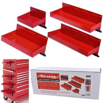 4PC MAGNETIC TOOL TRAY SET