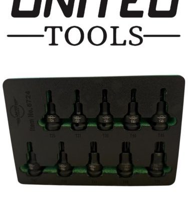 IMPACT TORX BIT Sockets Set 1/2" Drive Impact TRX Star Sockets T20 To T70 Eva
