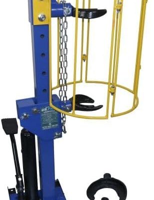 1 TON HYDRAULIC COIL SPRING COMPRESSOR WITH SAFETY GUARD GUARD