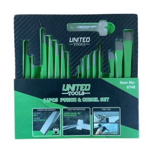 16pc Punch & Chisel Set with EVA Foam Tray