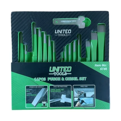 16pc Punch & Chisel Set with EVA Foam Tray