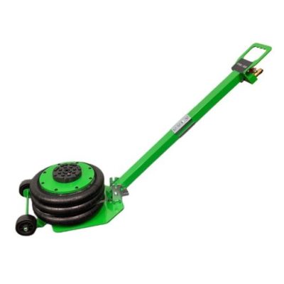 3 TON PNEUMATIC TRIPLE AIR BAG TROLLEY JACK IN GREEN