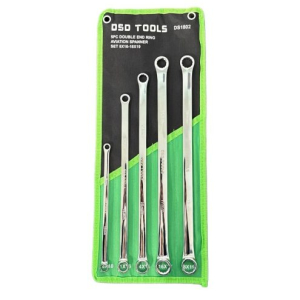 5pc Aviation Double Ended Ring Extra Long Spanner Set 8 – 19mm