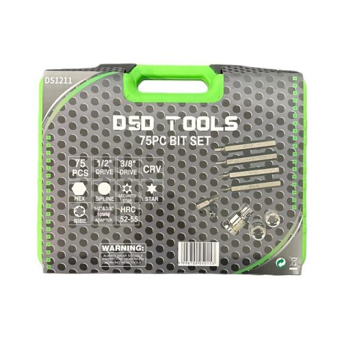 75PC Hex - Spline - Torx & Tamper Proof Bit Set - Image 4