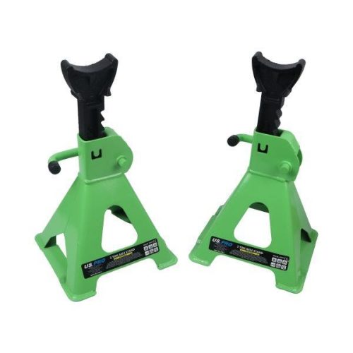 Pair of 3 Ton Ratchet Axle Stands 295-415mm