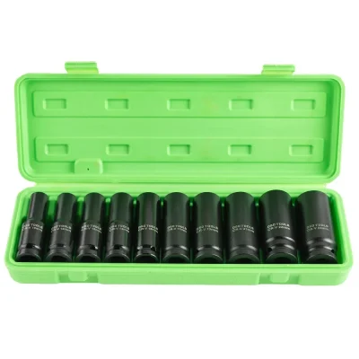 10pc 1/2″ DR Deep Impact Sockets Metric