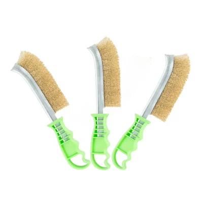 10pcs Full Box Multipurpose Hand Wire Brush Brass