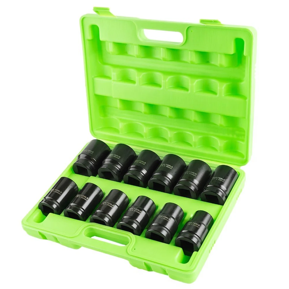 12pc 1″ DR 6PT Deep Impact Sockets Metric - Image 2
