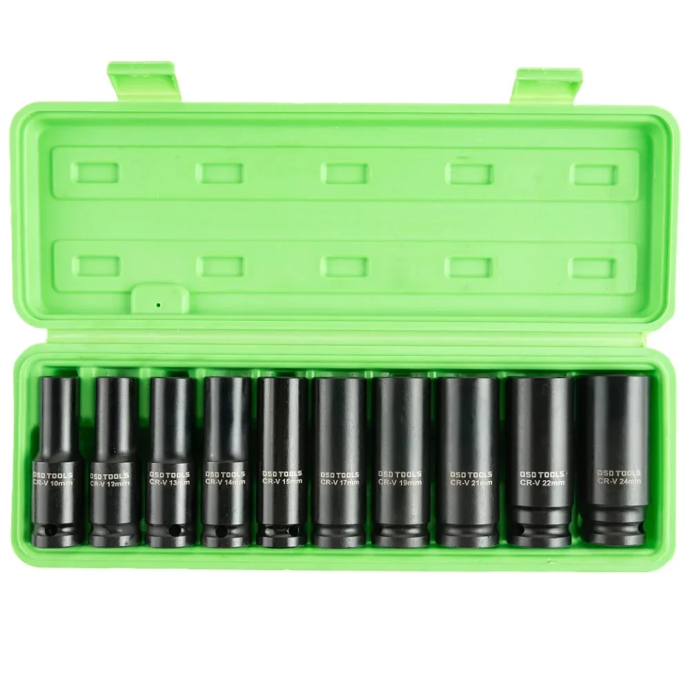 10pc 1/2″ DR Deep Impact Sockets Metric - Image 3